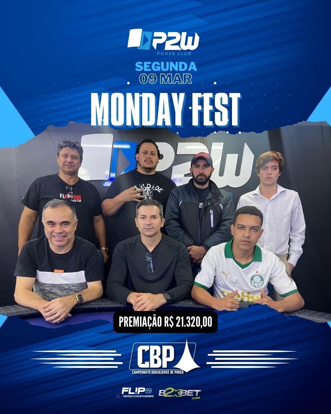 MONDAY FEST É SUCESSO E GARANTIDO É ULTRAPASSADO - P2w Poker Brasília