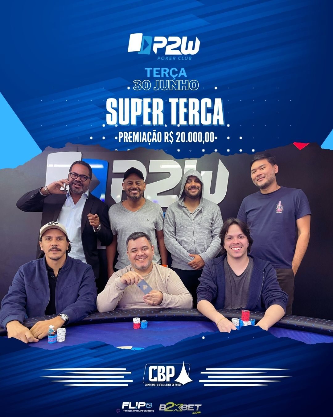 CAMPEÕES DA SUPER TERÇA - P2w Poker Brasília