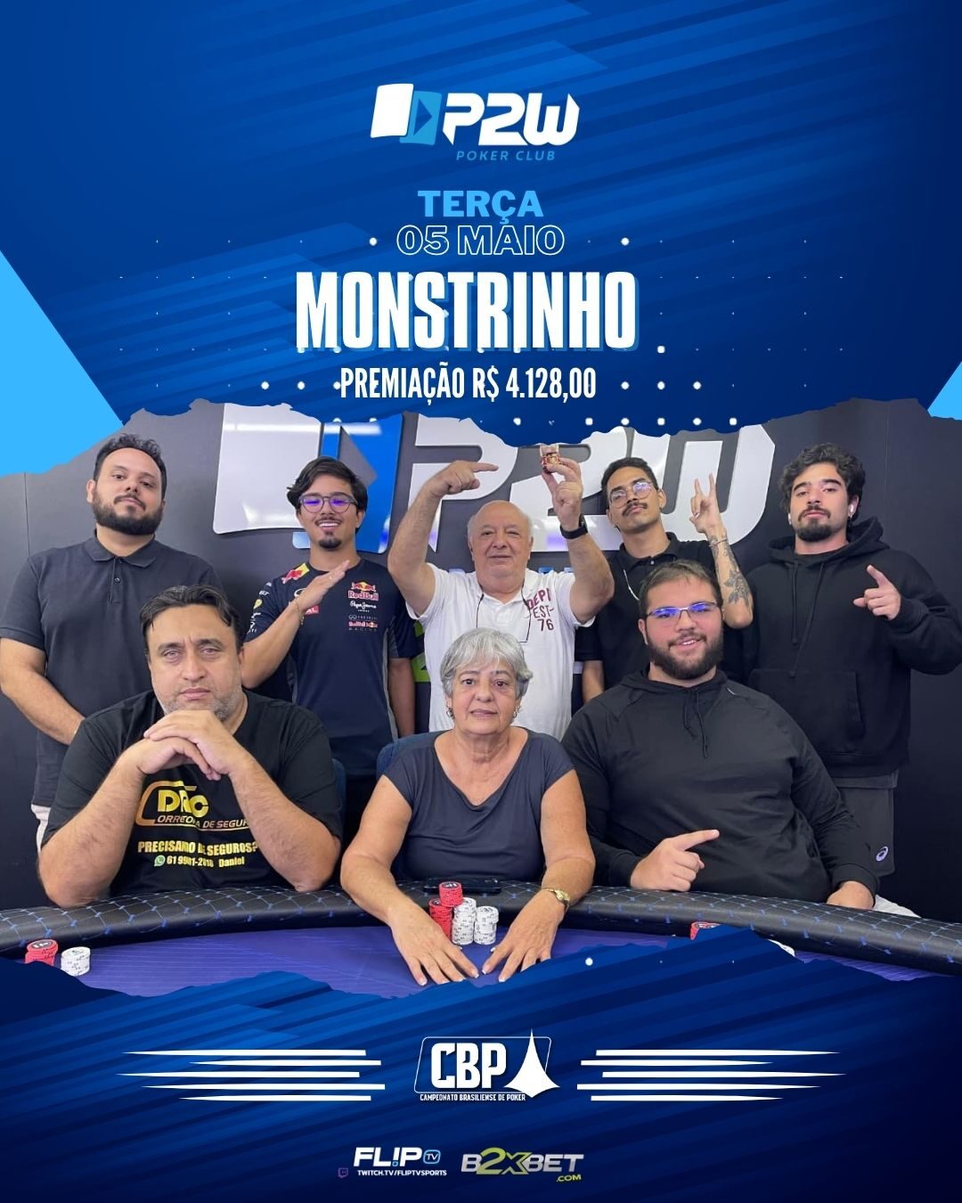 MONSTRINHO É CAMPEÃO DE BILHETERIA - P2w Poker Brasília
