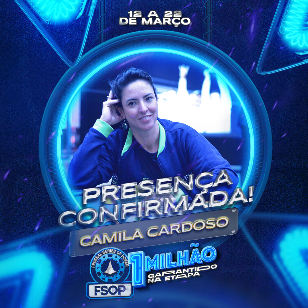 PRESENÇA CONFIRMADA CAMILA CARDOSO